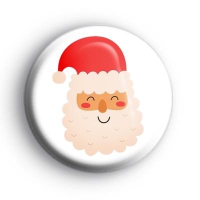 Jolly Santa Face Badges