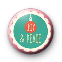 Joy & Peace Christmas Badge