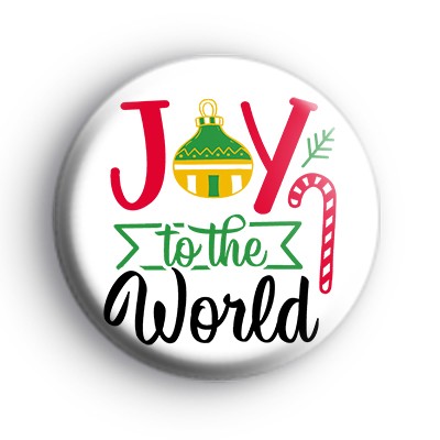 Festive Joy To The World Badge
