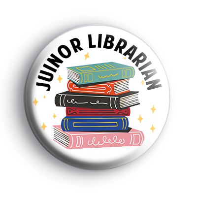 Junior Librarian Bookish Badge