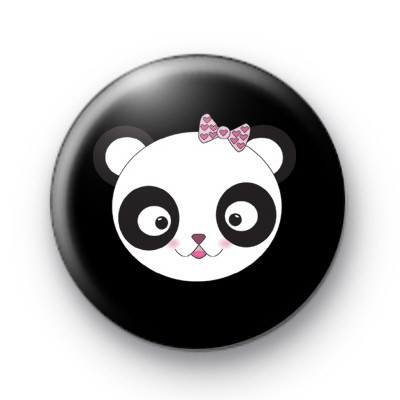 Kawaii Panda Bear Badge