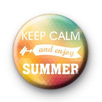Keep Calm and Enjoy The Summer Badge