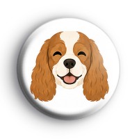 King Charles Spaniel Badge Button Badges