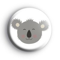 Koala Bear Face Badge