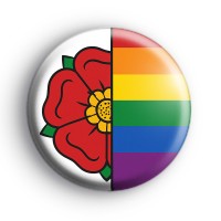 Lancashire Gay Pride Badge Button Badges