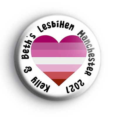 Custom LesbiHen Gay Hen Party Badge