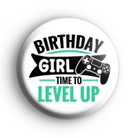 Level Up Birthday Girl Badge