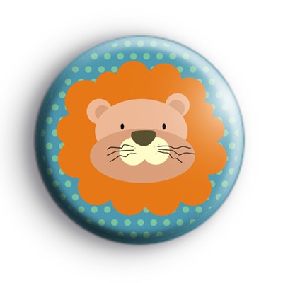 King Of The Jungle Lion Badge