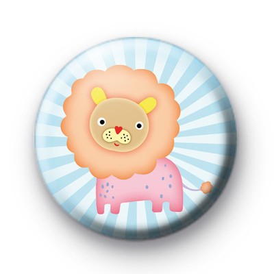 Lion Heart Button Badge
