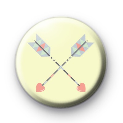 Love Arrows Button Badges