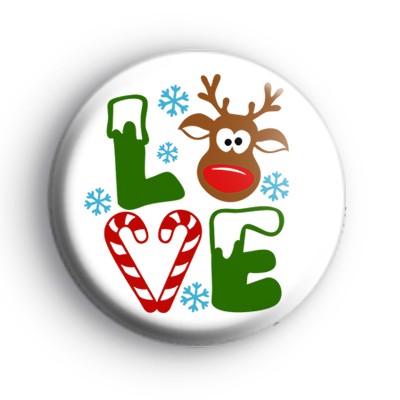 LOVE Christmas Badge