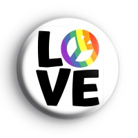 Love Peace Pride Badge
