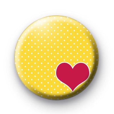 Pink Heart Yellow Badges