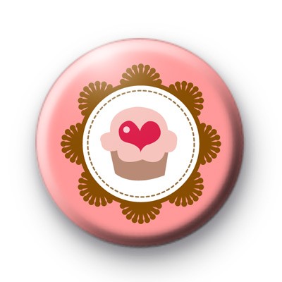 Love is Cupcakes Button Badges