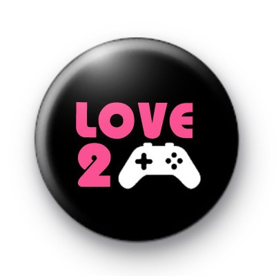 Love To Game Pink Badges