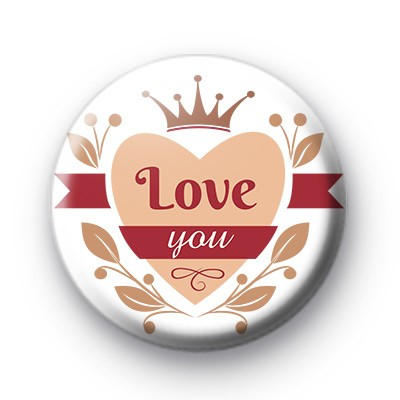 Love You Crown Badge