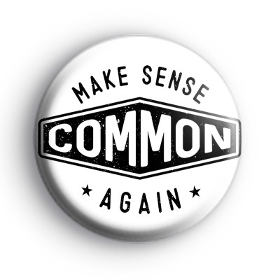 Make Sense Common Again Badge