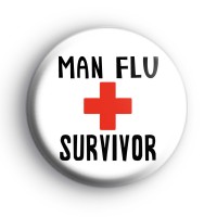 Man Flu Survivor Badge