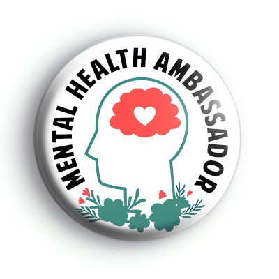Mental Health Ambassador Brain Badge