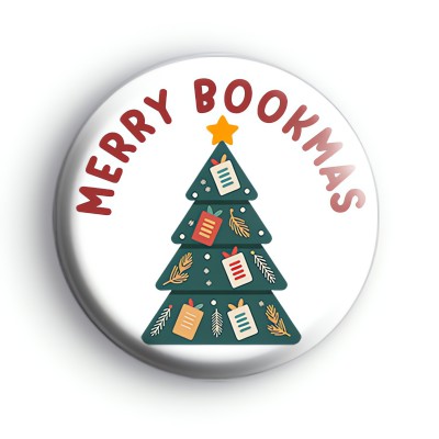 Merry Bookmas Tree Badge