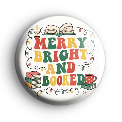 Merry Bright and Booked Badge