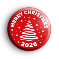 Merry Christmas 2026 Tree Badge