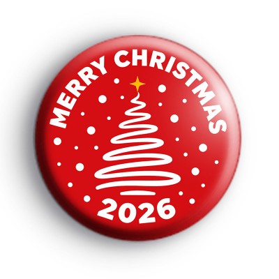 Merry Christmas 2026 Tree Badge