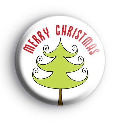 Merry Christmas Tree Badge