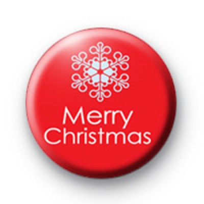 Red Merry Christmas Badge