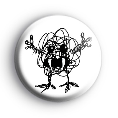 Monster Messy Badge