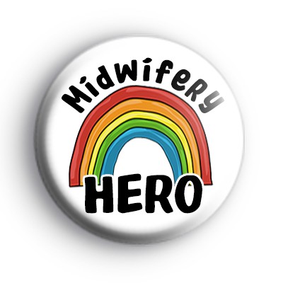 Midwifery HERO Rainbow Badge