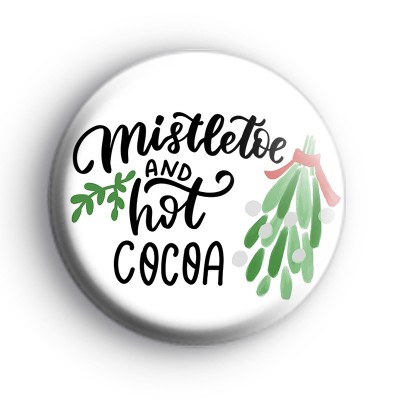 Mistletoe and Hot Cocoa Badge