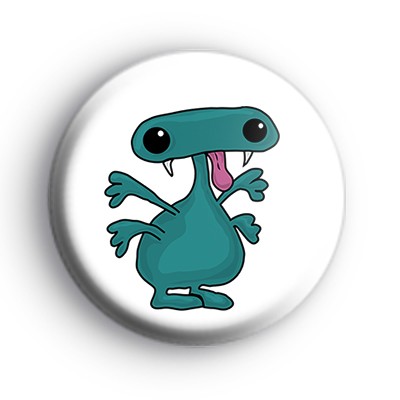Monster Cute Pink Tongue Badge