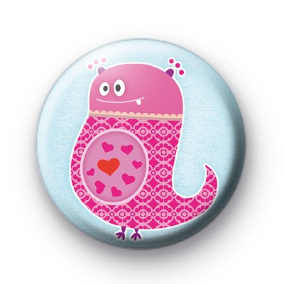 Monster Love Eater Button Badges