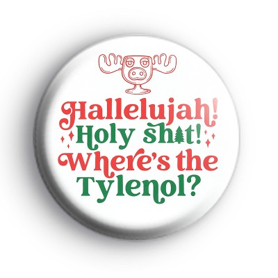Funny Christmas Move Quote Badge