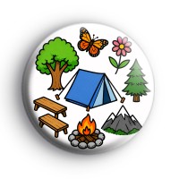Nature and Adventure badge Button Badges