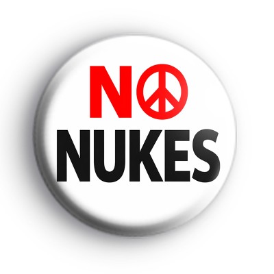 No Nukes Peace Badge