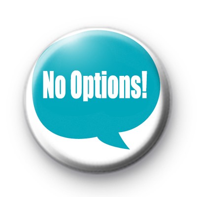 Speech Bubble No Options Badge