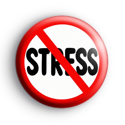 Anti Stress Button Badge