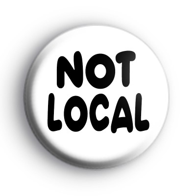 Not Local Button Badge