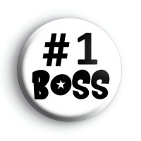 Number One Boss Badge
