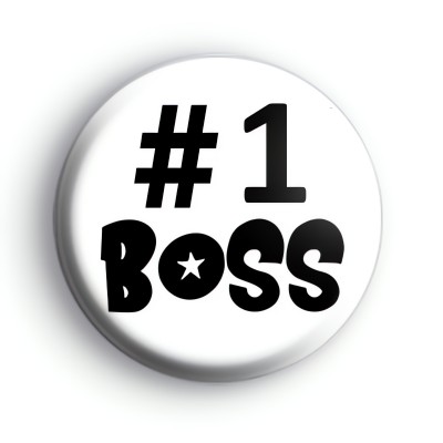 Number One Boss Badge