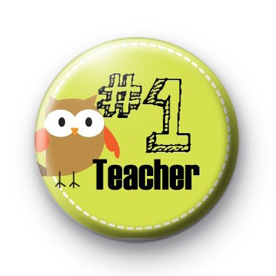 Number 1 Teacher Owl Badges