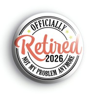 Officially Retired Badge