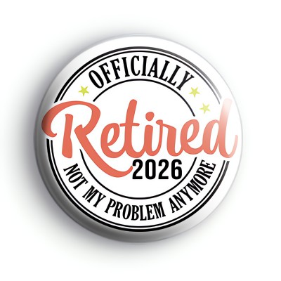 Officially Retired Badge