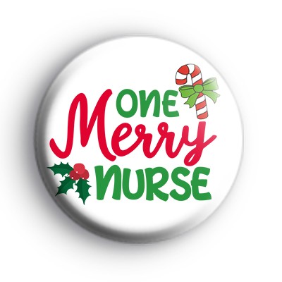 One Merry Nurse Badge