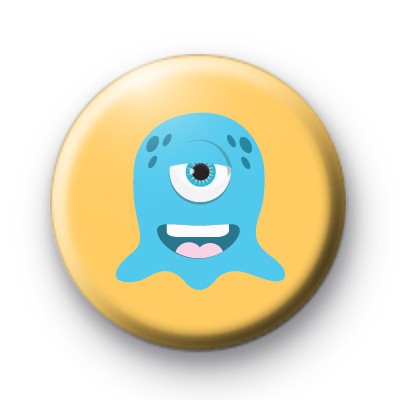 One Eyed Blue Monster Badges