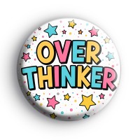Over Thinker Button Badges