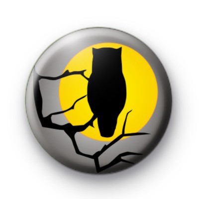 Owl in the Moonlight Badge