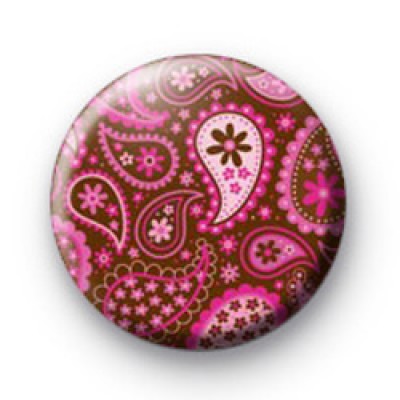 Paisley pattern badge